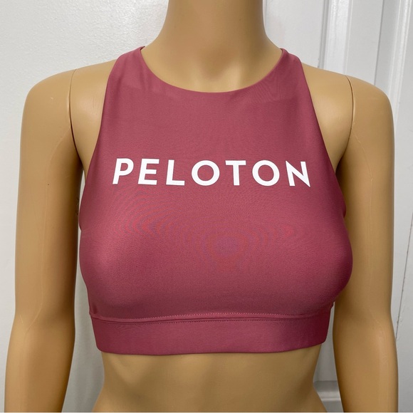 Peloton Other - Peloton Mauve Rose Pink High-Neck High Support Performance Sports Bra size S